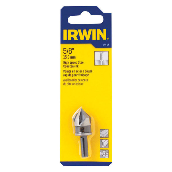 Irwin COUNTERSINK HSS 5/8""IRWN 12412